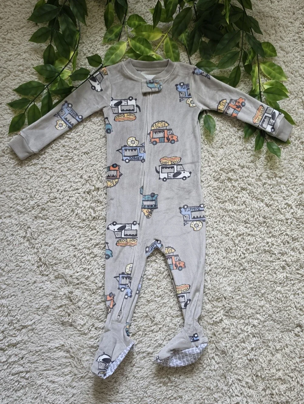 Baby Boy Food Truck Sleeper (9-12 Months)